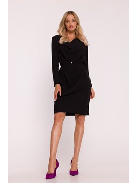 Stylove Stylove Sukienka elegancka s428 Czarny A-Line Fit