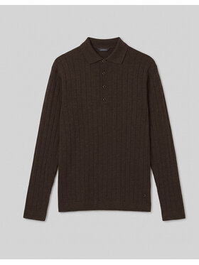 Borgio Borgio Sweter pastrengo Brązowy Slim Fit