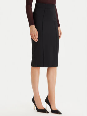 Elisabetta Franchi Elisabetta Franchi Pouzdrová sukně GO-159-61E2-110 Černá Slim Fit