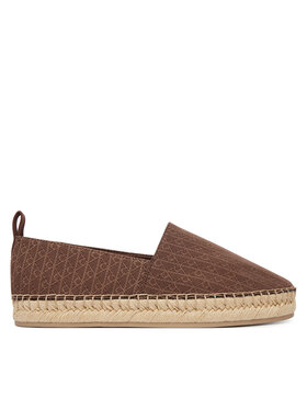 Calvin Klein Calvin Klein Espadrilles Oblique Espadrille Aop HW0HW02933 Brūns