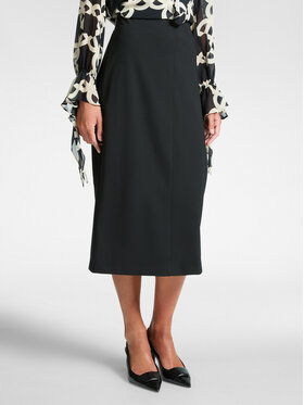 Elena Mirò Elena Mirò Spódnica midi 1802Z000056N033 Czarny Slim Fit