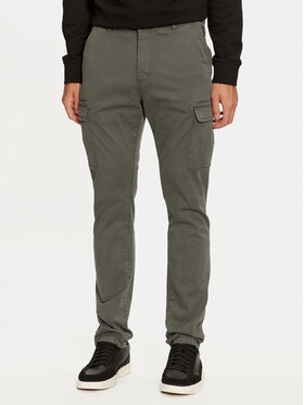 Napapijri Napapijri Pantaloni din material Yasuni NP0A4H1G Verde Regular Fit