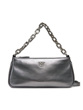 PINKO PINKO Дамска чанта Half Moon Baguette Mini AI 25-26 PLTT 105069 A2O9 Сребрист