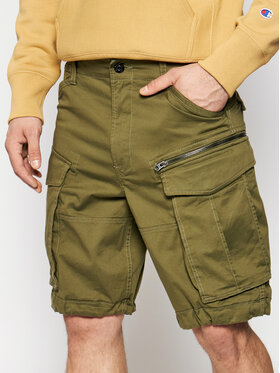 G-Star Raw G-Star Raw Szorty materiałowe Rovic D08566-5126-724 Zielony Relaxed Fit