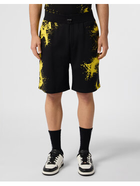 Plein Sport Plein Sport Pantaloncini sportivi 28337 Nero Jogger Fit