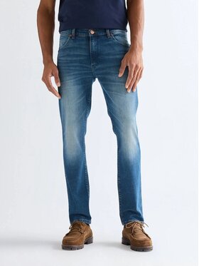 Wrangler Wrangler Jeansy LARSTON Niebieski Slim Fit