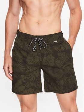 Blend Blend Szorty kąpielowe 20715537 Zielony Regular Fit