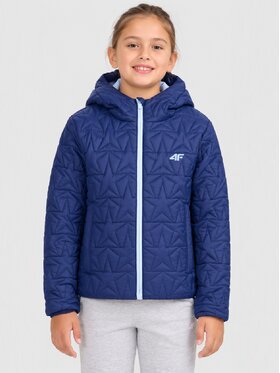 4F 4F Kurtka puchowa 4FJWAW26TDJAF0919 Granatowy Active Fit