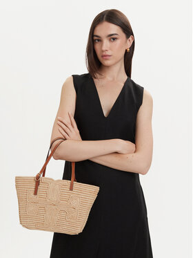 Tory Burch Tory Burch Kabelka Ella 183825 Svetlo béžová