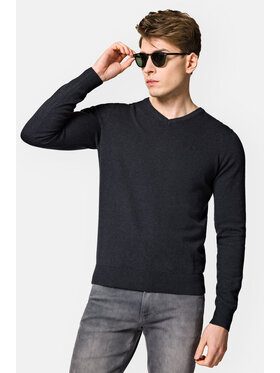 Lancerto Lancerto Sweter Harrison SW073123000003 Szary Regular Fit