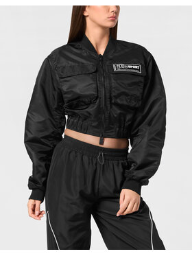 Plein Sport Plein Sport Kurtka bomber 23217 Czarny Regular Fit