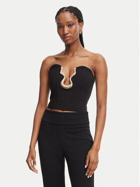 Bardot Bardot Top Paltrow 60463TB Czarny Slim Fit