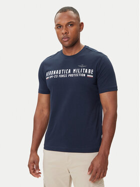 Aeronautica Militare Aeronautica Militare T-shirt 252TS1942UJ00538 Tamnoplava Regular Fit