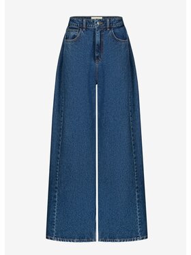 Le Collet Le Collet Jeansy MARBELLA Granatowy Wide Leg