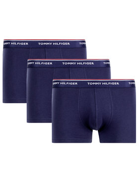 Tommy Hilfiger Tommy Hilfiger Set di 3 boxer 3P Trunk 1U87903842 Blu scuro