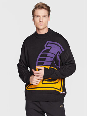 Boss Boss Maglione NBA Knit_Lakers 50480077 Nero Regular Fit