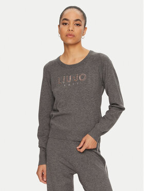 Liu Jo Sport Liu Jo Sport Pulover TF4286 MS63L Siva Regular Fit