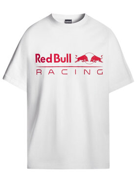 Pepe Jeans Pepe Jeans T-Shirt Red Bull Racing Logo Print 2025 Biały Regular Fit