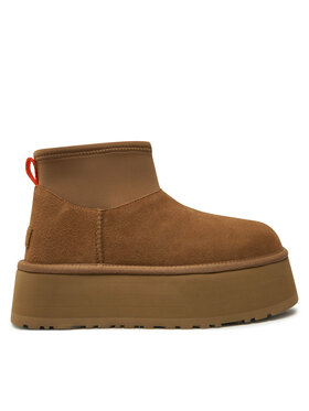 Ugg Ugg Snehule W Classic Mini Dipper 1168170 Hnedá