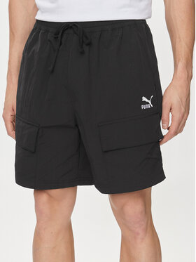 Puma Puma Pantaloni scurți sport Classics 624262 Negru Relaxed Fit