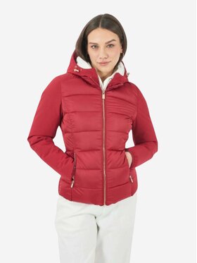 Yes Zee Yes Zee Kurtka puchowa Giubbino donna Czerwony Regular Fit