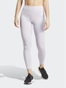 adidas adidas Pajkice Train Essentials 3-Stripes High-Waisted 7/8 Leggings IC8298 Vijolična