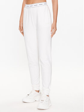 Guess Guess Pantalon de pyjama O3YB00 KBS91 Blanc Regular Fit