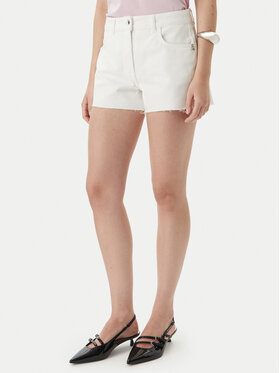 Patrizia Pepe Patrizia Pepe Pantaloncini di jeans 2P1744/D107-W146 Bianco Regular Fit
