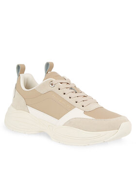Tommy Hilfiger Tommy Hilfiger Sneakersy Essential Lthr Runner FW0FW07587 Beżowy