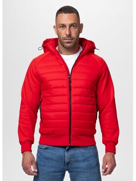 PITBULL PITBULL Kurtka przejściowa PALOMAR Czerwony Regular Fit