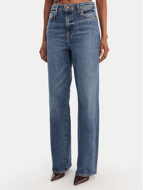 Guess Guess Jeans hlače W6RA3A D4K30 Modra