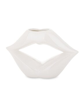 MIAhome MIAhome Wazon ceramiczny 13x20x6,5 cm USTA Biały