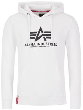Alpha Industries Alpha Industries Mikina Basic Hoody 178312 Bílá Regular Fit