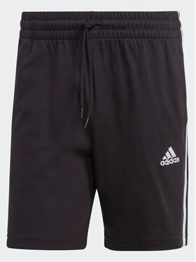 Adidas Športne Kratke Hlače Essentials 3-Stripes Shorts IC9378 Črna Regular Fit