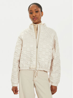 TWINSET TWINSET Преходно яке 242TP2021 Екрю Relaxed Fit