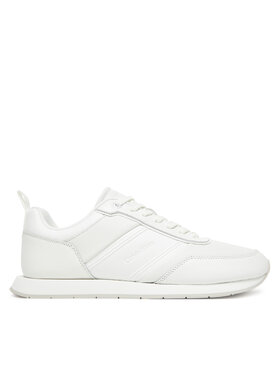 Calvin Klein Calvin Klein Sneakersy Low Prof Runn Laceup Tape HM0HM01897 Biały