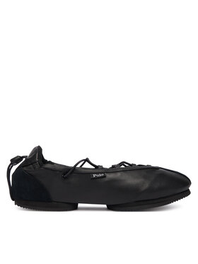 Polo Ralph Lauren Polo Ralph Lauren Балеринки Blrna Lce Up 804P08221001 Черен