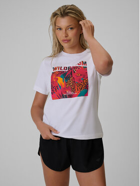 4F 4F T-Shirt FOB SUMMER Biały Regular Fit