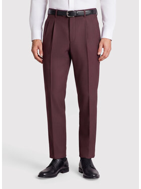Pako Lorente Pako Lorente Spodnie garniturowe P26WF-6G-008 Bordowy Regular Fit