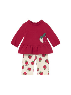 Mayoral Mayoral Set Bluse und Leggings 2634 Rot Regular Fit