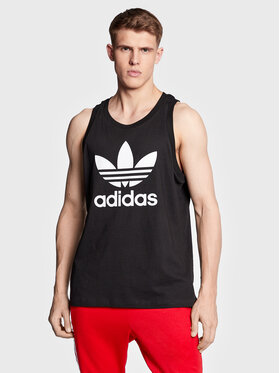 adidas adidas Майка Adicolor Classics Trefoil Tank Top IA4811 Чорний Regular Fit