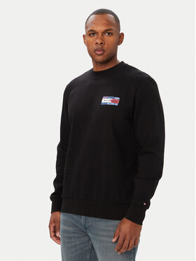 Tommy Hilfiger Tommy Hilfiger Sweatshirt MW0MW44936 Schwarz Regular Fit