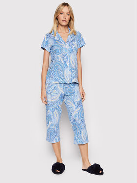 Lauren Ralph Lauren Lauren Ralph Lauren Pijama ILN92151 Albastru Regular Fit