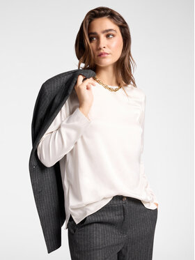 Elena Mirò Elena Mirò Bluzka 2148P000187N021 Biały Regular Fit