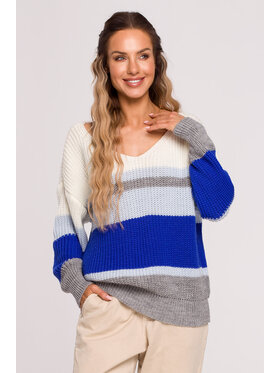 Made of Emotion Made of Emotion Sweter M686 Niebieski