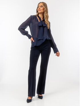 Ciepielewska Ciepielewska Bluzka Aria Granatowy Flattering Fit