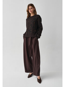 TATUUM TATUUM Sweter LEOPARD Kolorowy Classic Fit
