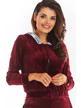 Awama Awama Felpa A373 Bordeaux Basic Fit