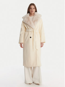 Artigli Artigli Átmeneti kabát ACCP002929 Ekru Regular Fit