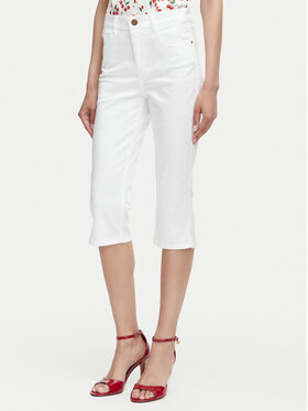 Guess Guess Capri nadrágok W6YB40 W5139 Fehér Slim Fit